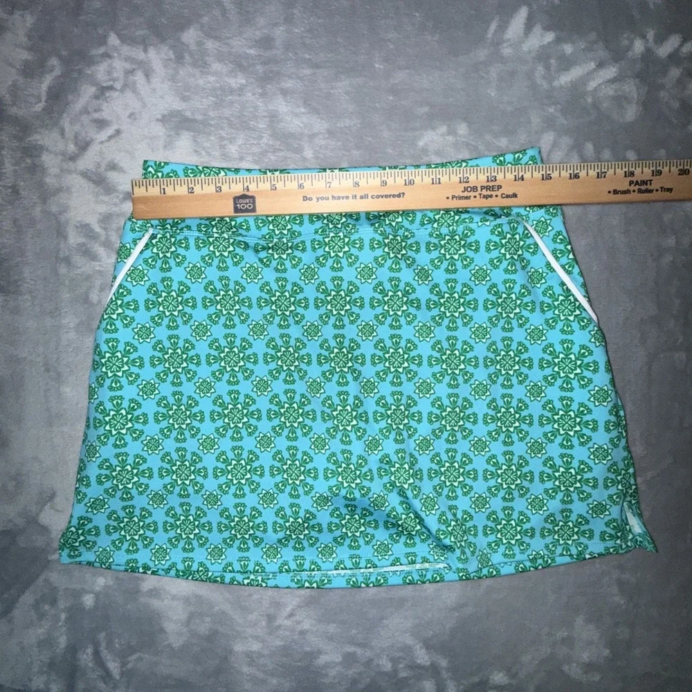 Sigrid Olsen Skort Women's M Blue Kaleidoscope Tennis Golf‎ Athletic Activewear